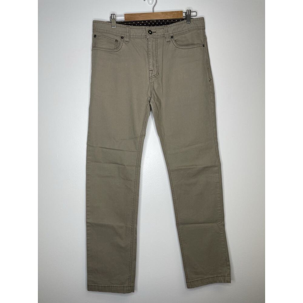 Prana Tuscon Khaki Hiking Slim Fit Pants Men's Size 34x32 Style M4TU32314